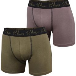 Dwupak męskich bokserek VIANIA Vman. Szare bokserki męskie marki Viania, z dzianiny. Za 41,99 zł.