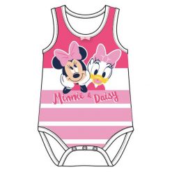 Disney By Arnetta Body Dziewczęce Minnie 62 Różowe. Różowe body niemowlęce Disney By Arnetta, z nadrukiem, z bawełny, bez rękawów. W wyprzedaży za 29,00 zł.