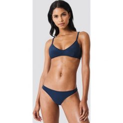 Stroje kąpielowe damskie: NA-KD Swimwear Dół bikini Structured – Navy