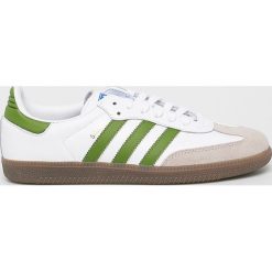 Adidas Originals - Buty Samba OG. Białe buty sportowe męskie adidas Originals, ze skóry, na sznurówki. Za 379,90 zł.