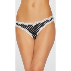 Etam - Figi Pearl (3-pack). Czarne majtki damskie marki Etam, l, bez wzorów, z elastanu. W wyprzedaży za 59,90 zł.