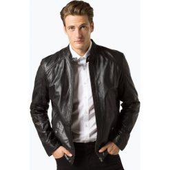 Mc Earl - Męska kurtka skórzana, czarny. Czarne kurtki męskie marki Mc Earl, m, eleganckie. Za 399,95 zł.