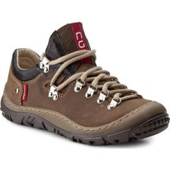 Buty zimowe damskie: Półbuty NAGABA – 054 Oliwka Pull-Up