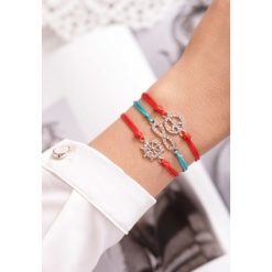Miętowa Bransoletka Infinity. Zielone bransoletki damskie marki other, z cyrkonią. Za 19,99 zł.