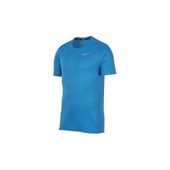 T-shirty z krótkim rękawem Nike Breathe Run Top Tee 904634-482. Niebieskie t-shirty męskie Nike, xl, bez wzorów, bez kołnierzyka, krótkie. Za 89,99 zł.