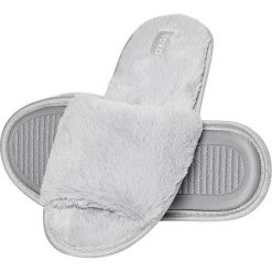 Soxo - Kapcie. Szare kapcie damskie Soxo, z materiału. Za 49,99 zł.