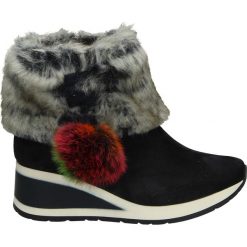 Botki - 145114 NAVY. Niebieskie botki damskie skórzane marki Venezia. Za 299,00 zł.