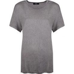 Diesel T-shirt "T- Moriplaque". Bluzki damskie Diesel, bez wzorów, z tkaniny, z okrągłym kołnierzem. Za 79,00 zł.