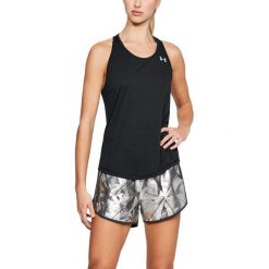Under Armour Koszulka damska Threadborne Swft Racer czarna r. S (1318420-001). Czarne topy sportowe damskie marki Under Armour, s. Za 125,10 zł.