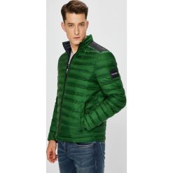 Calvin Klein - Kurtka puchowa. Brązowe kurtki męskie pikowane marki Calvin Klein, z materiału. W wyprzedaży za 629,90 zł.