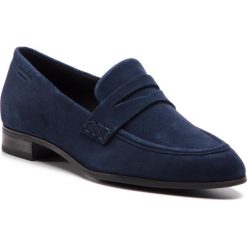 Półbuty VAGABOND - Frances 4706-140-64 Dk Blue. Niebieskie półbuty damskie marki Vagabond, bez wzorów, ze skóry, bez obcasa, na płaskiej podeszwie, bez zapięcia. Za 419,00 zł.