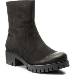 Botki KARINO - 2252/003-F Czarny. Fioletowe buty zimowe damskie marki Karino, ze skóry. W wyprzedaży za 239,00 zł.
