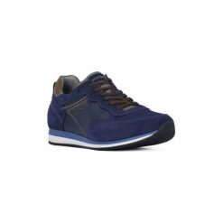 Buty Nero Giardini MP NERO GIARDINI 208 COLORADO MARINE. Niebieskie trampki męskie marki Nero Giardini MP, bez wzorów, marine, bez zapięcia. Za 437,32 zł.