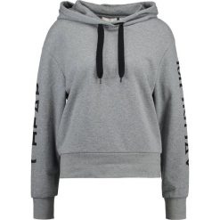 Bluzy damskie: Cheap Monday RUSH HOOD CUT LOGO Bluza z kapturem grey melange