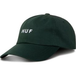 Czapka z daszkiem HUF - Essentials Og Cv 6 Pan HT00345 Sycamore. Zielone czapki męskie HUF, bez wzorów, z bawełny. Za 149,00 zł.