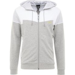 BOSS ATHLEISURE SAGGY Bluza rozpinana grey melange. Szare bluzy męskie marki BOSS Athleisure, xl, z bawełny. W wyprzedaży za 449,40 zł.