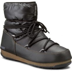 Śniegowce MOON BOOT - Low Nylon 24006200001 Wp Nero/Bronzo. Czarne kozaki damskie Moon Boot, na zimę, ze skóry ekologicznej, bez obcasa, bez zapięcia. W wyprzedaży za 389,00 zł.