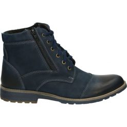 Botki męskie - 0401 COR BLU. Czarne bez kategorii Venezia, z nubiku. Za 249,00 zł.