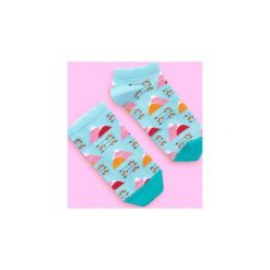 BananaSocks - stopki Wanderlust. Różowe skarpetki damskie marki Banana socks, w kolorowe wzory. Za 19,99 zł.