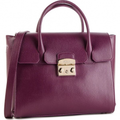 Torebka FURLA - Metropolis 993853 B BGZ8 ARE Amaranto f. Fioletowe torebki klasyczne damskie marki Furla, bez wzorów, ze skóry, klasyczne, bez dodatków. Za 1885,00 zł.