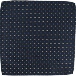 Stylowa Poszetka Męska - Alties - Drobny Wzór Paisley, Granatowa POSZALTTANIA0044. Niebieskie poszetki męskie Alties, bez wzorów, z materiału, eleganckie. Za 16,90 zł.