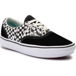 Tenisówki VANS - Comfycush Era VN0A3WM9V9Y1 (Tear Check) Blk/True Wht. Czarne trampki i tenisówki damskie Vans, bez wzorów, ze skóry, bez zapięcia. W wyprzedaży za 229,00 zł.