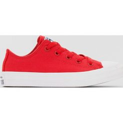 Trampki CTAS II Kids. Czerwone buty chłopięce sportowe Converse, z materiału. Za 176,36 zł.