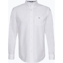 Gant - Koszula męska, czarny. Czarne koszule męskie GANT, xxl, z haftami, z bawełny, eleganckie, bez kołnierzyka, bez rękawów. Za 449,95 zł.