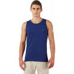 Tank-Top Pierre Cardin Granatowy. Niebieskie t-shirty męskie m, z bawełny, eleganckie. Za 29,00 zł.