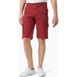 Andrew James Sailing - Bermudy męskie, czerwony. Czerwone spodenki i szorty męskie marki Andrew James Sailing, m, bez wzorów, z bawełny. Za 119,95 zł.