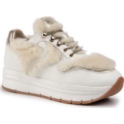 Sneakersy VOILE BLANCHE - May Hook 0012014212.02.1N03 Bianco/Platino. Białe półbuty damskie Voile Blanche, ze skóry. W wyprzedaży za 729,00 zł.
