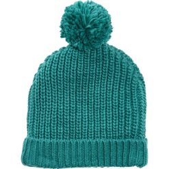 Czapka z pomponem bonprix dymny szmaragdowy. Czerwone czapki zimowe damskie marki House, ze splotem. Za 34,99 zł.