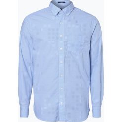 Koszule męskie na spinki: Gant – Koszula męska – Broadcloth, niebieski