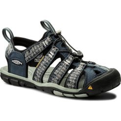 Sandały KEEN - Clearwater Cnx 1016295 Midnight Navy/Vapor. Niebieskie klapki męskie Keen, ze skóry ekologicznej, bez zapięcia. Za 409,95 zł.