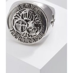 Sygnety męskie: Rebel Heritage TRINITY Pierścionek silvercoloured