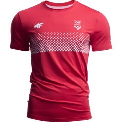 Koszulka funkcyjna męska Chorwacja Pyeongchang 2018 TSMF750 - czerwony wiśniowy. Czerwone t-shirty męskie marki 4f, m, z napisami, z poliesteru. W wyprzedaży za 79,99 zł.