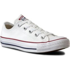 Trampki CONVERSE - All Star Ox M7652C Optical White. Białe półbuty damskie Converse, bez wzorów, z gumy, sportowe, bez zapięcia. Za 279,00 zł.