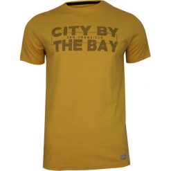Żółty T-shirt Męski, Krótki Rękaw -Just Yuppi- Koszulka, z Nadrukiem, Napisy, Musztardowa TSJTYUP10012kol9zolty. Żółte koszulki męskie Just Yuppi, m, z nadrukiem, z tkaniny, casualowe, bez kołnierzyka, krótkie. Za 55,00 zł.