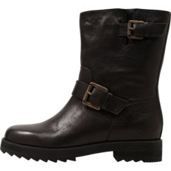 Botki damskie: Jil Sander Navy Botki kowbojki i motocyklowe nero
