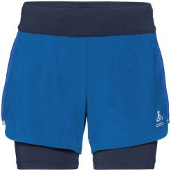 Spodenki sportowe męskie: Odlo Spodenki tech. Odlo 2-in-1 Shorts ZEROWEIGHT Ceramicool – 321891 – 321891/20442/S
