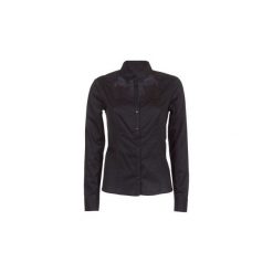 Koszule Guess ESTEBANA. Czarne koszule damskie Guess, s, z aplikacjami, bez kołnierzyka, bez rękawów. Za 272,30 zł.