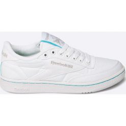Reebok Classic - Buty Club C 85. Białe buty sportowe damskie Reebok Classic, bez wzorów, z materiału, sportowe, reebok classic. W wyprzedaży za 219,90 zł.
