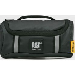 Caterpillar - Nerka. Czarne walizki marki Caterpillar, w paski, z materiału, małe. W wyprzedaży za 59,90 zł.