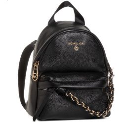Plecak MICHAEL MICHAEL KORS - Slater 30T0G04B0L Black 001. Czarne plecaki damskie MICHAEL Michael Kors, bez wzorów, ze skóry, klasyczne. Za 1129,00 zł.
