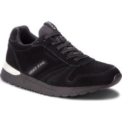 Sneakersy VERSACE JEANS - E0VSBSE3 70729 899. Czarne półbuty damskie Versace Jeans, z jeansu. W wyprzedaży za 379,00 zł.