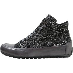 Candice Cooper PLUS Sneakersy wysokie tenda bot fucile/base tamp antracite metal. Czarne trampki i tenisówki damskie marki Candice Cooper, bez wzorów, ze skóry, bez zapięcia. Za 1009,00 zł.