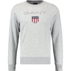 GANT SHIELD CNECK Bluza grey melange. Niebieskie bluzy męskie marki GANT. Za 379,00 zł.