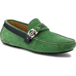 Mokasyny męskie: Mokasyny BALDININI – 897407CSUVI5010XXKXX J.Suede Verde/Vitello Blu