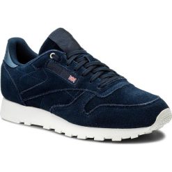Buty Reebok - Cl Leather Mcc CM9609 Blue/Chalak. Niebieskie sneakersy męskie Reebok, na co dzień, bez wzorów, ze skóry, klasyczne, bez zapięcia. W wyprzedaży za 269,00 zł.