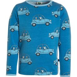Småfolk WITH DOGS IN CAR Bluzka z długim rękawem cendre blue. Niebieskie bluzki dziewczęce bawełniane marki Småfolk, z długim rękawem. Za 139,00 zł.